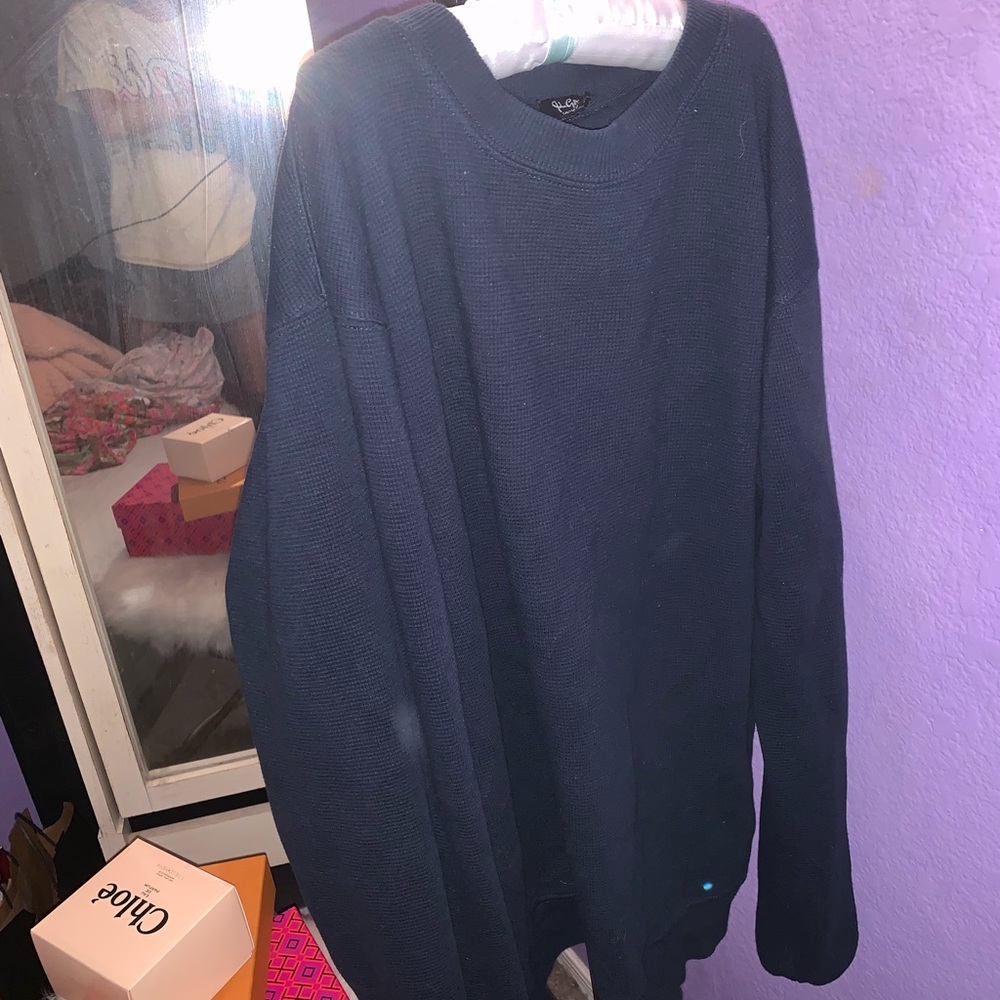 brandy melville waffle knit pullover worn once
